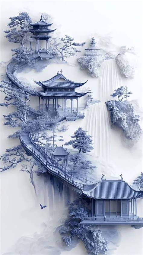 by Nilgun Tanriyakul on cizimkatalogu | Chinese landscape painting ...