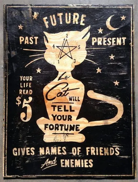by Jadefox on psychic | Cat signs, Vintage fortune teller, Fortune ...