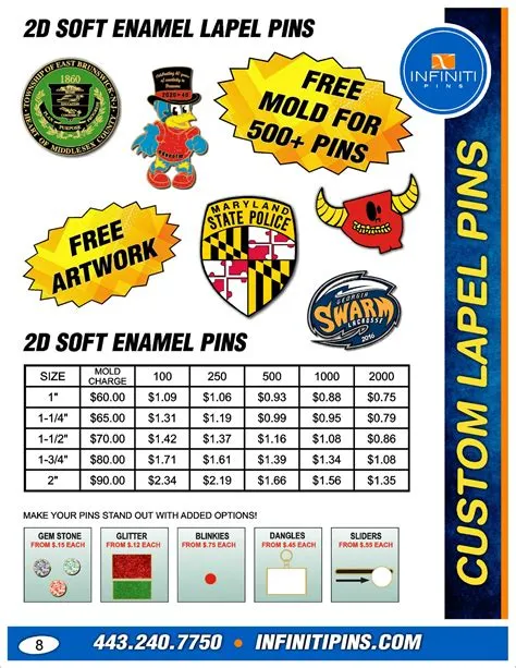 Lapel Pin Pricing - Infiniti Pins
