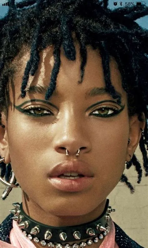 Willow Smith | Willow smith, Natural hair styles, Punk makeup