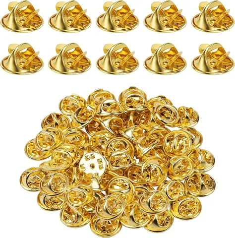 Amazon.com: 50PCS Metal Pin Backings, Locking Pin Backs for Enamel Pins ...