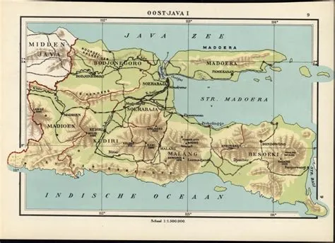 15+ East Java Map