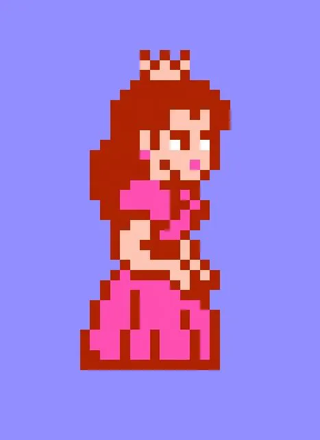 Peach 8 Bit Sprite