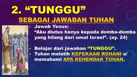 Tuhan Yang Menjawab Doa Orang Percaya Di Segala Pergumulan Hidup | PPT