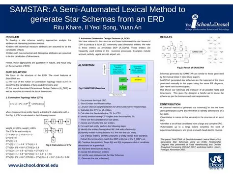 (PDF) SAMSTAR: A Semi-automated Lexical Method to generate Star Schemas ...