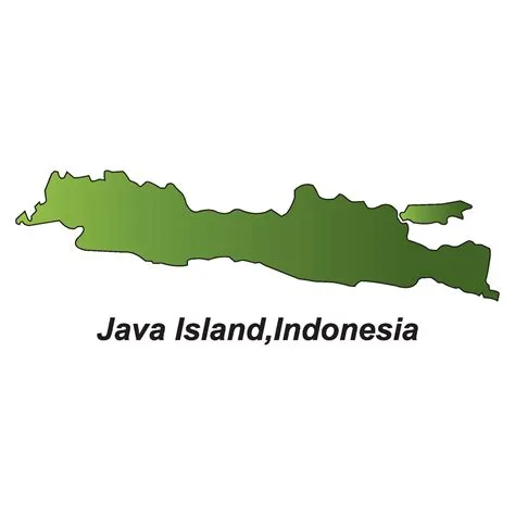 blind map of java island
