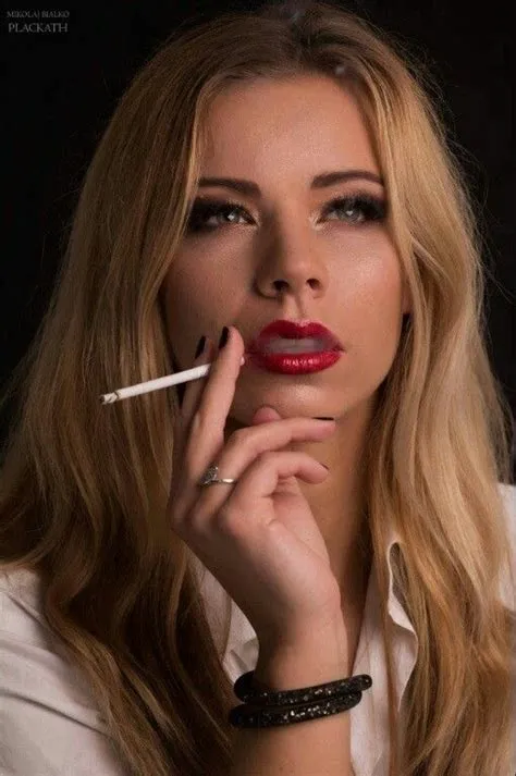 by chris christian on Attractive Ladys | Girl smoking, Cigars and ...
