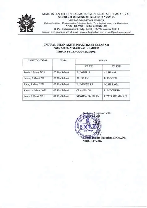 Pelaksanaan Ujian Praktik dan Ujian Satuan Pendidikan Berbasis Komputer ...