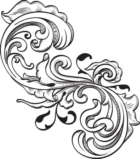 Single acanthus leaf stock vector. Illustration of filigree - 31327576