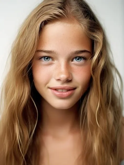 Premium Photo | Girl face with detailed skin texture