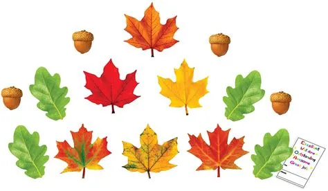 Printable Autumn Leaves Border