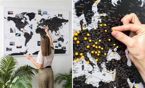 🥇 Push Pin Travel Maps to Mark the Places - Tripmapworld.com