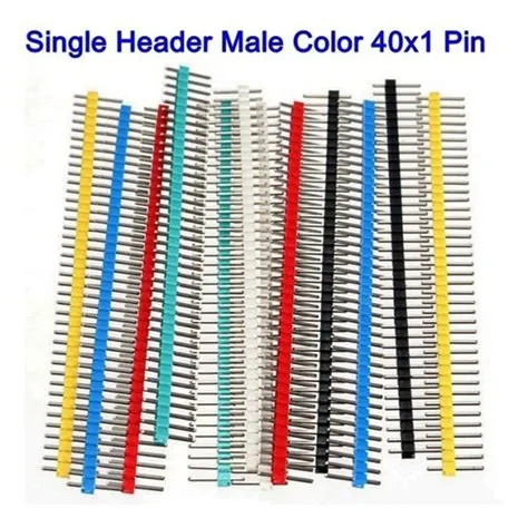 Jual Pin Header Single Male Lurus Straight Single Row Male 1 x 40 Pins ...