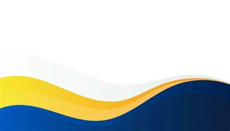 Abstract business banner background with blue, yellow, and white modern ...