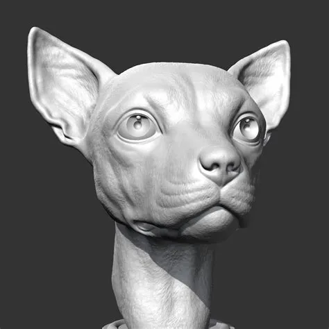sangho - Miniature Pinscher Head AM37 3D print model
