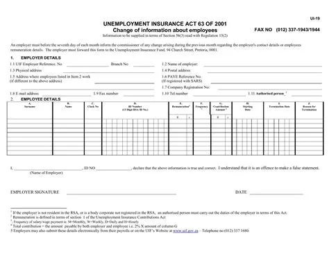 Printable Ui19 Form - Printable Forms Free Online