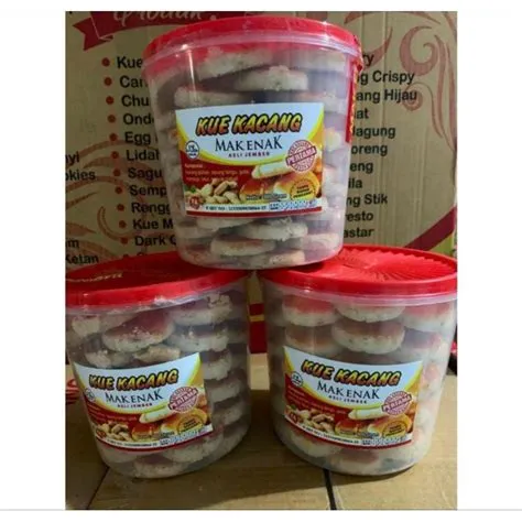 Jual kue kacang Mak Enak jember original / Mak Enak / Kue Lebaran Kue ...