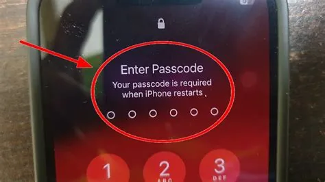 iPhone | Your passcode is required When iPhone restarts | Enter ...