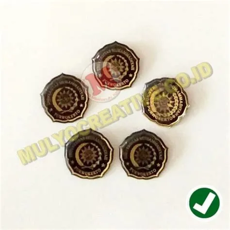 Jual Brevet Pin Logo Universitas Muhammadiyah Purwokerto Bahan Kuningan ...