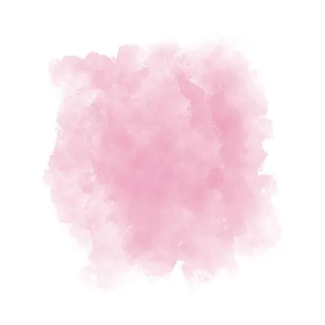 Watercolor abstract shape isolated on white background. Paint splashes ...