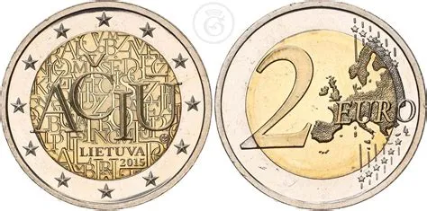 Litauen 2 Euro 2015 Litauische Sprache CH UNC | MA-Shops