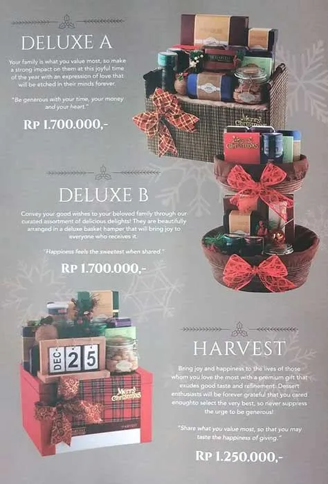 Menu at Harvest desserts, West Jakarta, Tanjung Duren