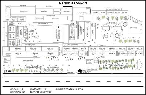 Denah SMPN 7 Kota Cirebon Tata Letak 2024 | PDF