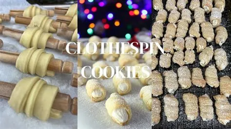 How to Make Clothespin Cookies Lady Locks Cream Horns - YouTube