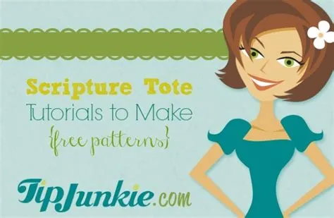 13 Scripture Tote Tutorials to Make {free patterns} – Tip Junkie