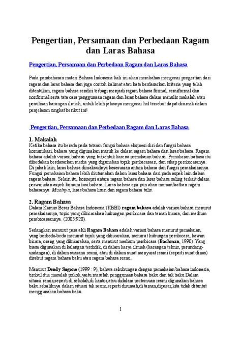 Contoh Analisis Ragam Bahasa Dalam Novel - AgustinoiWells