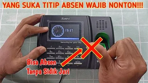 TERBARU!!! Cara Absen Fingerprint Tanpa Sidik Jari - YouTube