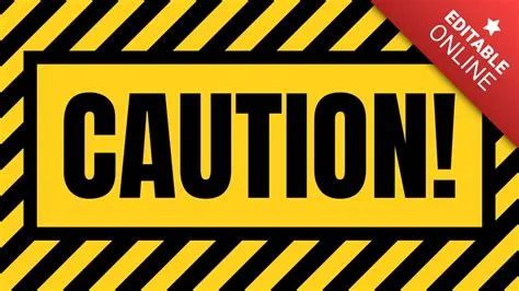 Caution Sign Font
