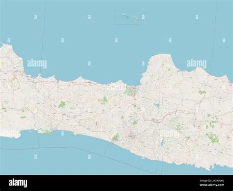Jawa Tengah, city of Indonesia. Open Street Map Stock Photo - Alamy