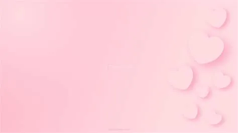 Valentines Day Background Pink Hearts Free for Powerpoint PPT Wallpaper ...