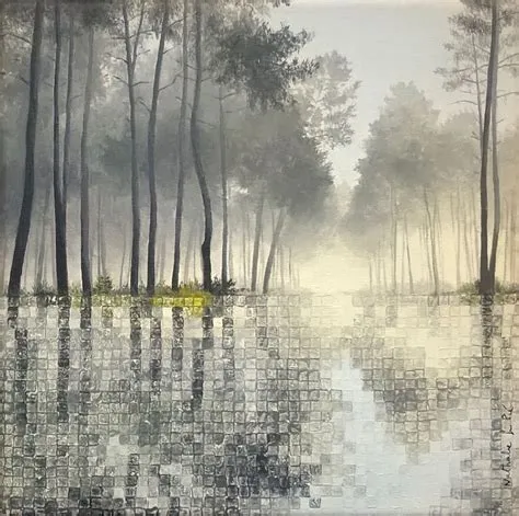 Forêt De Pins, 绘画 由Nathalie Si Pié | ArtMajeur