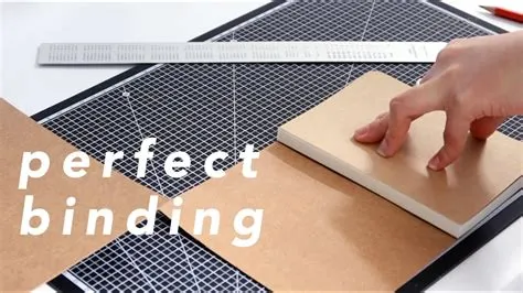 perfect binding | step-by-step (no stitching & book press needed ...