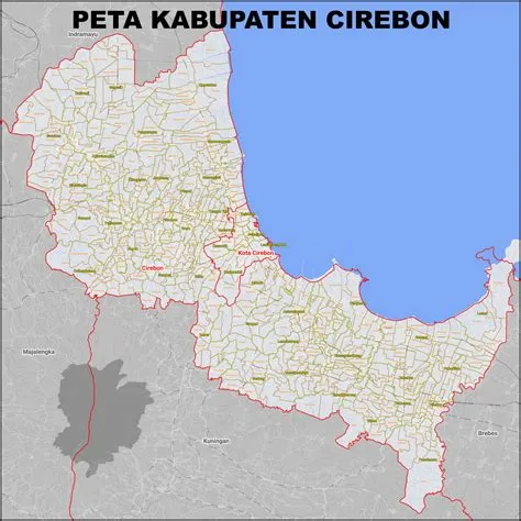 Peta Kabupaten Cirebon Kecamatan dan Kelurahan