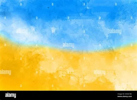 Yellow and blue abstract background texture. Copy space for banner ...