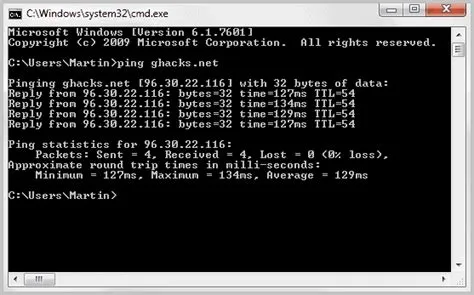 Network Troubleshooting Basics: The Ping Command - gHacks Tech News