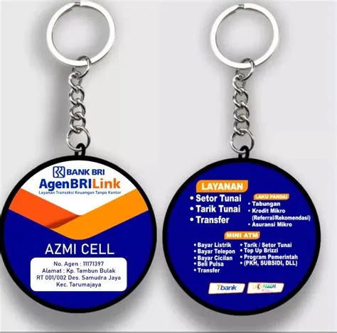 ISI 100 Gantungan Kunci Custom Pin Souvenir ukuran 45mm 2 sisi gambar ...