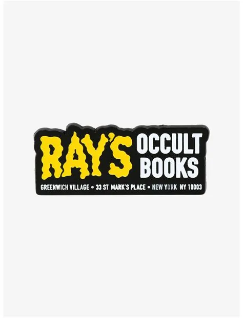 Ghostbusters II Ray's Occult Books Logo Enamel Pin - BoxLunch Exclusive ...