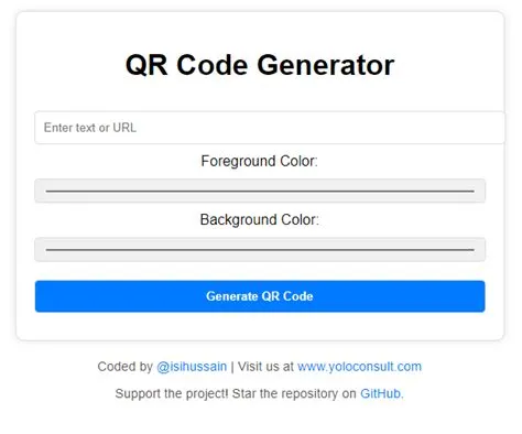 GitHub - isihussain/simple-PHP-QR-Code-Generator: Simple Qr Code Generator