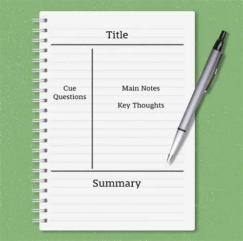 The Cornell Note-Taking Method at Christina Aguirre blog