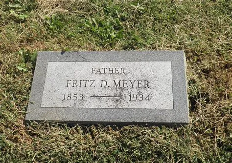 Frederick D “Fritz” Meyer (1853-1934): homenaje de Find a Grave