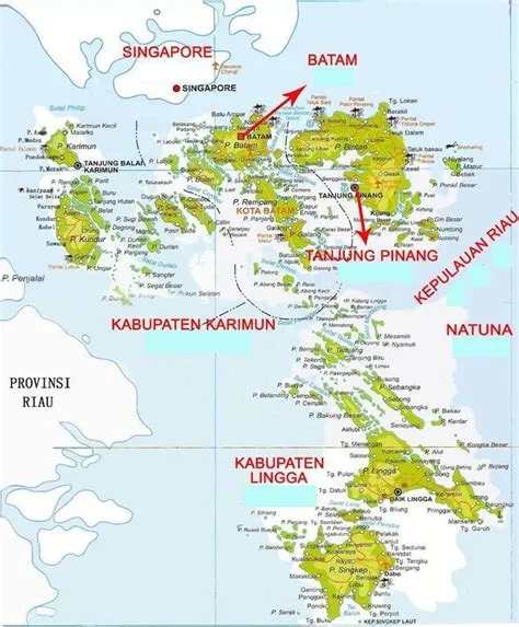 AMAZING INDONESIA: Batam and Bintan Island Map