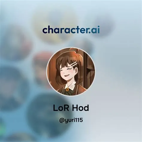 Chat with LoR Hod | character.ai | AI Chat, Reimagined–Your Words. Your ...