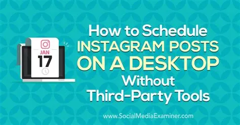 How to Schedule Instagram Posts on a Desktop Without Third-Party Tools ...