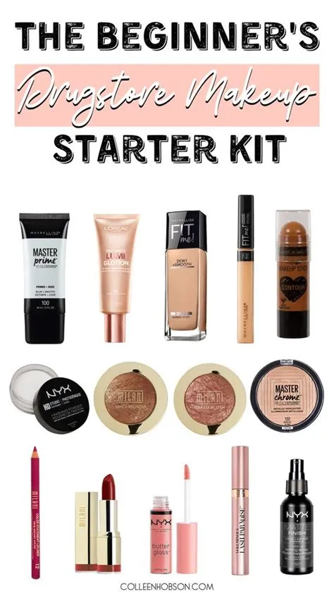 Drugstore Makeup Starter Kit For Beginners - Colleen Hobson