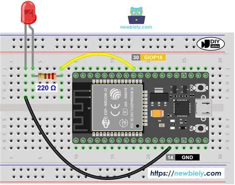 Esp32 Led Schematic