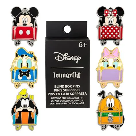 Loungefly Disney Backpack Blind Box Enamel Pin